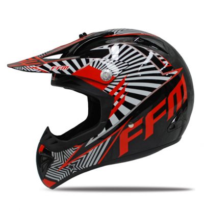FFM Motorstar 2 Blk/Red Helmet