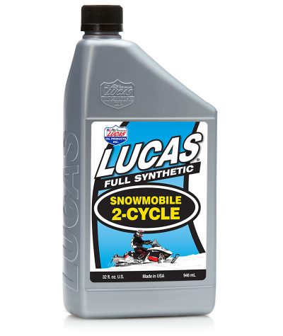 Lucas Synthetic 2-Cycle Snowmobile Oil - 32oz