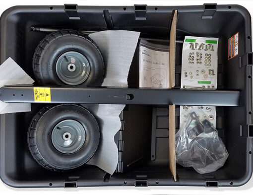 BRINLY HEAVY DUTY POLY UTILITY DUMP CART #PART NO. 95-83383 - Image 6