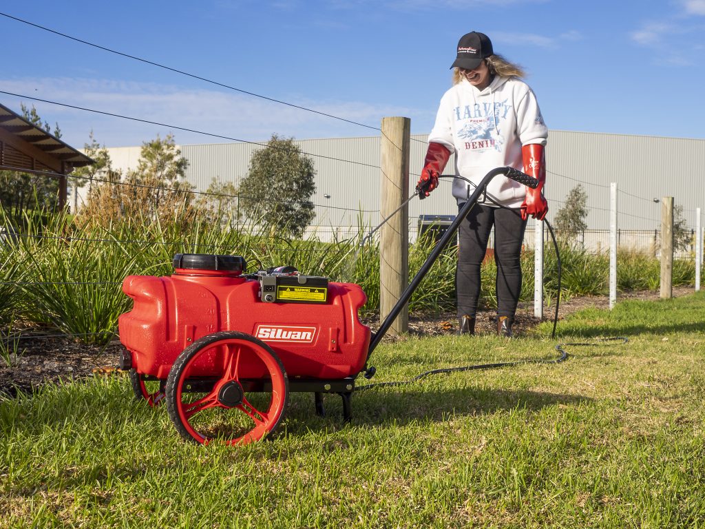 25L RECHARGEABLE REDLINE TROLLEY SPRAYER - Image 3