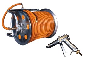 C-Dax Hose Reel Kit 100m/10mm with Spray Gun #Part 1064